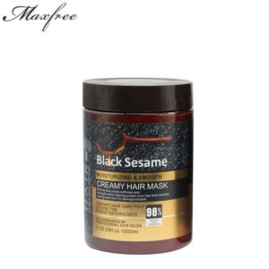 Black sesame hair mask