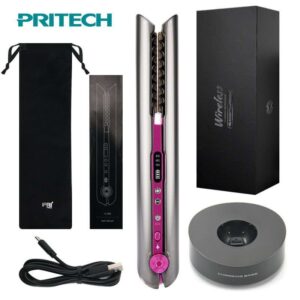 Rechargeable hair straightener