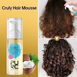 Curly hair mousse